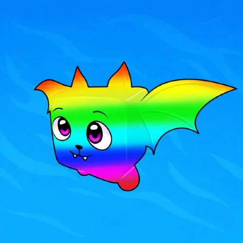 Chroma Fire Bat Pet