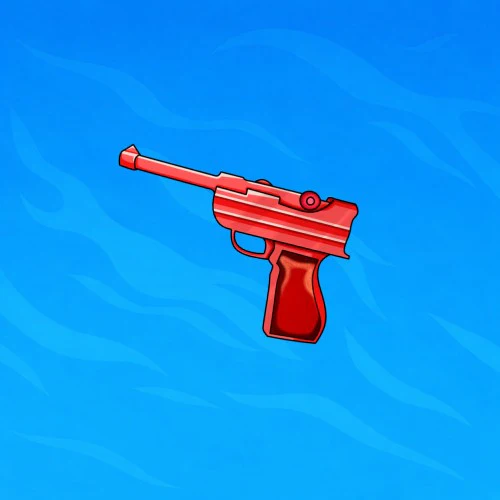 Red Luger Gun